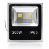 Faro LED 200W Luce Calda per Esterno Impermeabile IP65 con Staffa di Supporto