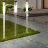 Lampada LED Segnapasso H70 da 1W Luce Energia Solare Illuminazione da Giardino