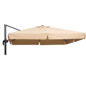 Telo di Ricambio Ombrellone 13939 Modello Venezia Decentrato 3x3mt Anti-UV Ecrù