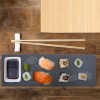 Set sushi due persone da 10Pz in bamboo con stuoia banco bacchette e piattini