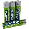 Pack 4 pz Batteria Varta pile Ricaricabili AAA Ministilo Pre-Caricate 800 mAh