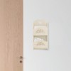 Portalettere da parete in legno 2 posti 437520 decorazione FIORI 29Hx6Px18L cm