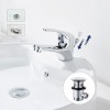 Rubinetto Lavabo in Acciaio Inossidabile Futura 1601 Kit con Scarico Pop-Up