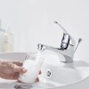 Rubinetto Lavabo in Acciaio Inossidabile Futura 1601 Kit con Scarico Pop-Up