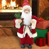 Babbo Natale Rosso e Crema 144186 Addobbo Natalizio Decorazione da 30H cm