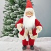 Babbo Natale Vestito Rosso e Crema 144190 Addobbo Natalizio 40H con Minilucciole