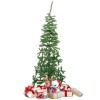 Albero di Natale 180H cm 245006 con 342 rami pieghevoli in PVC abete artificiale