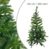 Albero di Natale 120H cm 164049 con 380 rami pieghevoli in PVC abete artificiale