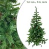 Albero Di Natale 150H Cm 164043 Con 504 Rami Pieghevoli In PVC Abete Artificiale