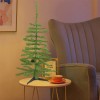 Albero Di Natale 70H Cm 245001 Rami pieghevoli e pigne Abete Artificiale in PVC