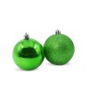 Pack 24 Sfere 7 cm Natalizie 389090 Palle di Natale Verde Decorazioni per Alberi