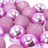 Pack 48 Sfere 7 cm Natalizie 389095 Palle Natale Rosa 7cm Decorazioni per Alberi