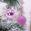 Pack 24 Sfere 7 cm Natalizie 389088 Palle Natale Rosa 7cm Decorazioni per Alberi