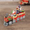 Trenino di Natale con Babbo Natale 899843 con Luci Suoni e Movimento 25x6x16 cm