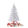 Albero di Natale Bianco 120 cm Abete Artificiale BIANCONATALE Rami Pieghevoli