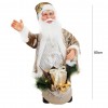 Babbo Natale Champagne 144237 Abito in Velluto 80H con Luci Suoni e Movimento