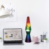 Lampada Lava Lamp 40 cm XL1767 Arcobaleno con Magma Glitter Multicolor RAINBOW