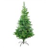 Albero di Natale 180H cm 164047 con Pigne e Rami Pieghevoli in PVC Artificiale