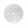 Tappeto per Albero di Natale Bianco Morbida Pelliccia 80cm Gonna Base Albero
