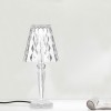 Lampada Cristallo 565621 da Tavolo con Luci Led Multicolore e Cavo Usb