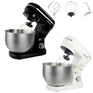 Impastatrice Planetaria DGBAVARIA 5L Acciaio Inox 6 Velocità 1200W con Accessori