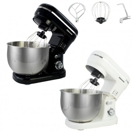 Impastatrice Planetaria DGBAVARIA 5L Acciaio Inox 6 Velocità 1200W con Accessori