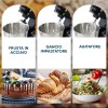 Impastatrice Planetaria DGBAVARIA 5L Acciaio Inox 6 Velocità 1200W con Accessori