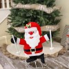 Babbo Natale sulla Neve 401004 Addobbi Natalizi con Luci e Movimento 20X30X61 cm