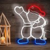 DEC BABBO NATALE LUMINOSO NEON DD19008 FREDDO DD19007 DA MODIFICARE