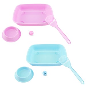 Lettiera Toilette per Gatti Georplast 80500 Kit di Scodella Paletta e Pallina