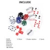 Set da poker 300 fiches + 2 mazzi di carte