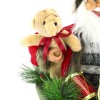 Babbo Natale decorazione con maglione e sacco 80 cm 900645 musica luci movimento