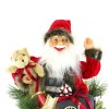 Babbo Natale decorazione con maglione e sacco 80 cm 900645 musica luci movimento