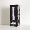 Lampada Lava Lamp 30cm XL1763 Base Lucida Silver e Magma Oro Design Moderno