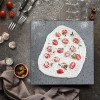 Kit per Pizza in Pietra Lavica 100% Naturale 34x40cm Cottura in 5 Minuti