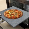 Kit per Pizza in Pietra Lavica 100% Naturale 35x35cm Cottura in 5 Minuti