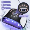 Lampada Led UV per Unghie Professionale 092816 Fornetto 57Led con Display 256W