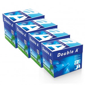 Pack 40 Risme 015430 carta formato A5 500 fogli da 80 g DOUBLE A Premium