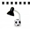 Lampada da scrivania 40W con base pallone da calcio con i colori della tua squadra del cuore