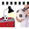 Lampada da scrivania 40W con base pallone da calcio con i colori della tua squadra del cuore