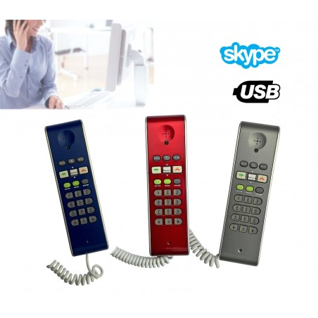Telefono usb voip compatibile con Skype per chiamare gratuitamente i tuoi amici di skype