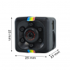 Mini Videocamera Nascosta HD SQ11 con Visione Notturna Micro Telecamera 1080P