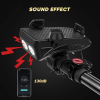Lampada Clackson per Bicicletta 5W con Supporto per Cellulare Ricarica USB