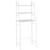 Scaffale Multifunzione per Lavatrice 01066 Rack Mensole Salvaspazio 65x25x160cm