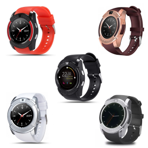 Smartwatch Quadrante Rotondo 3cm 00095 Orologio Fotocamera Notifiche Tracker