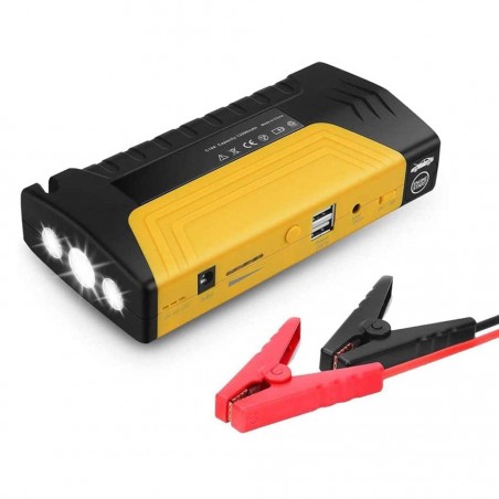 Jump Starter per Auto 300A 15000mAh 12804 Kit Emergenza Cavi Torcia Power Bank