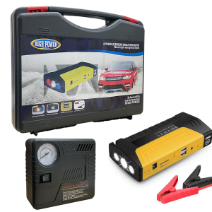 Jump Starter per Auto 508000mAh 70178 Kit con Compressore Cavi Torcia Power Bank