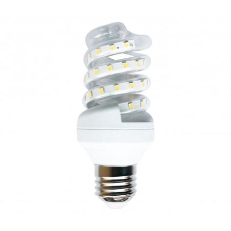 Lampadina 36 Led a Spirale Attacco E27 Luce Bianca 7W Risparmio Energetico