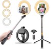 Selfie Stick Ring Light Anello Led 5" Treppiedi Pieghevole con Telecomando 07