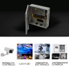 Alimentatore Stabilizzato in Cassetta 12V 10A 4CH  Switching Power Box 211406